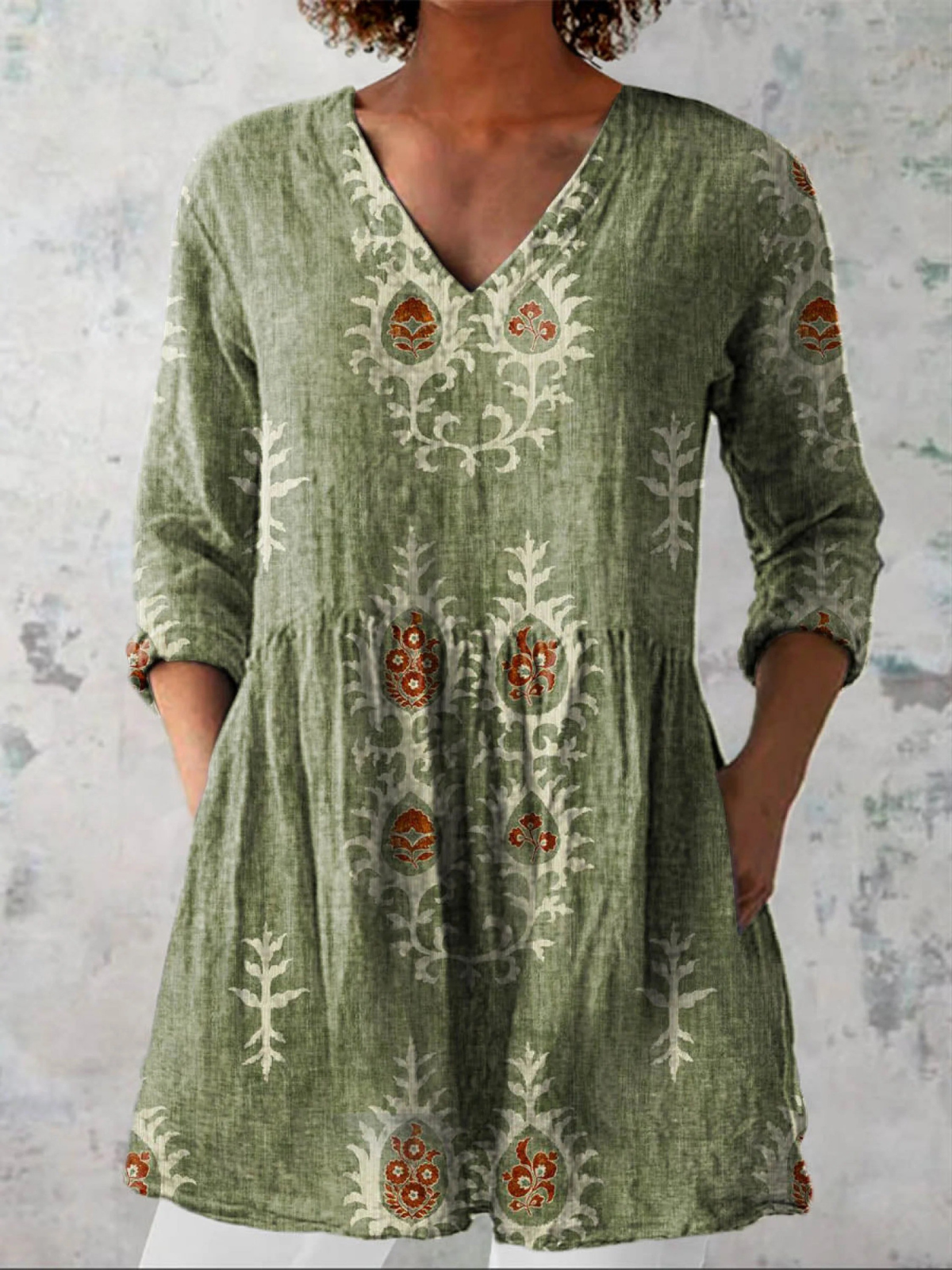 Sofi | Blusa larga con escote en V