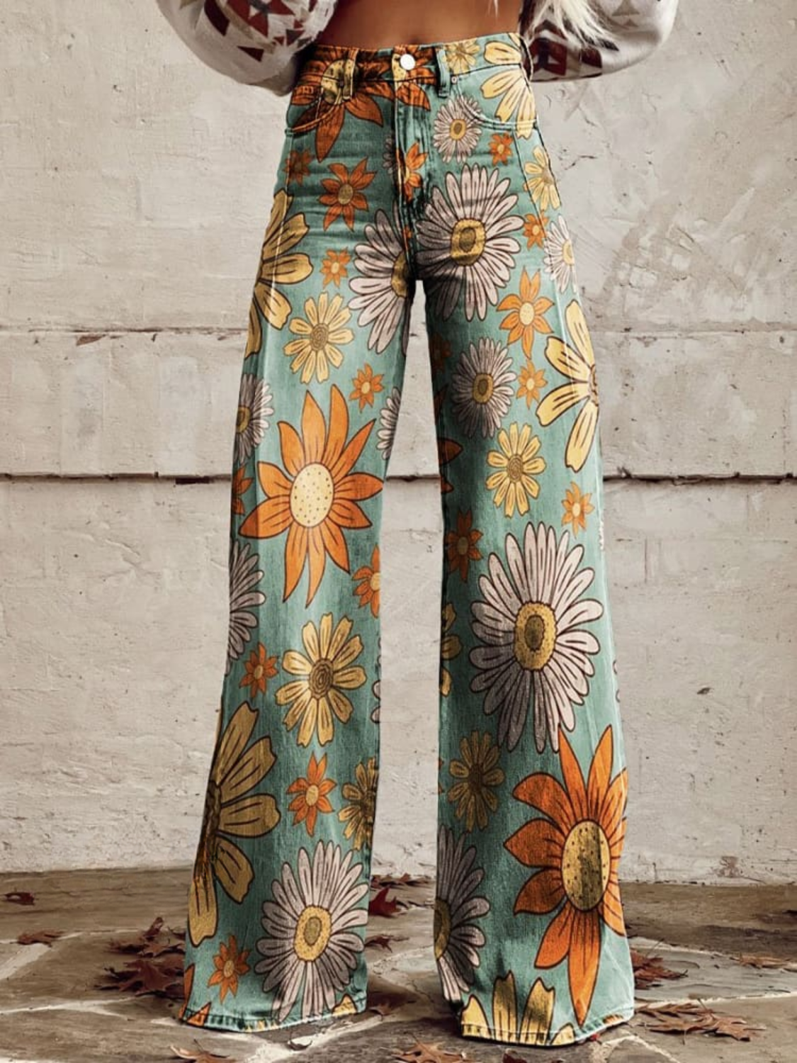 Cirilla - Pantalones Palazzo Florales