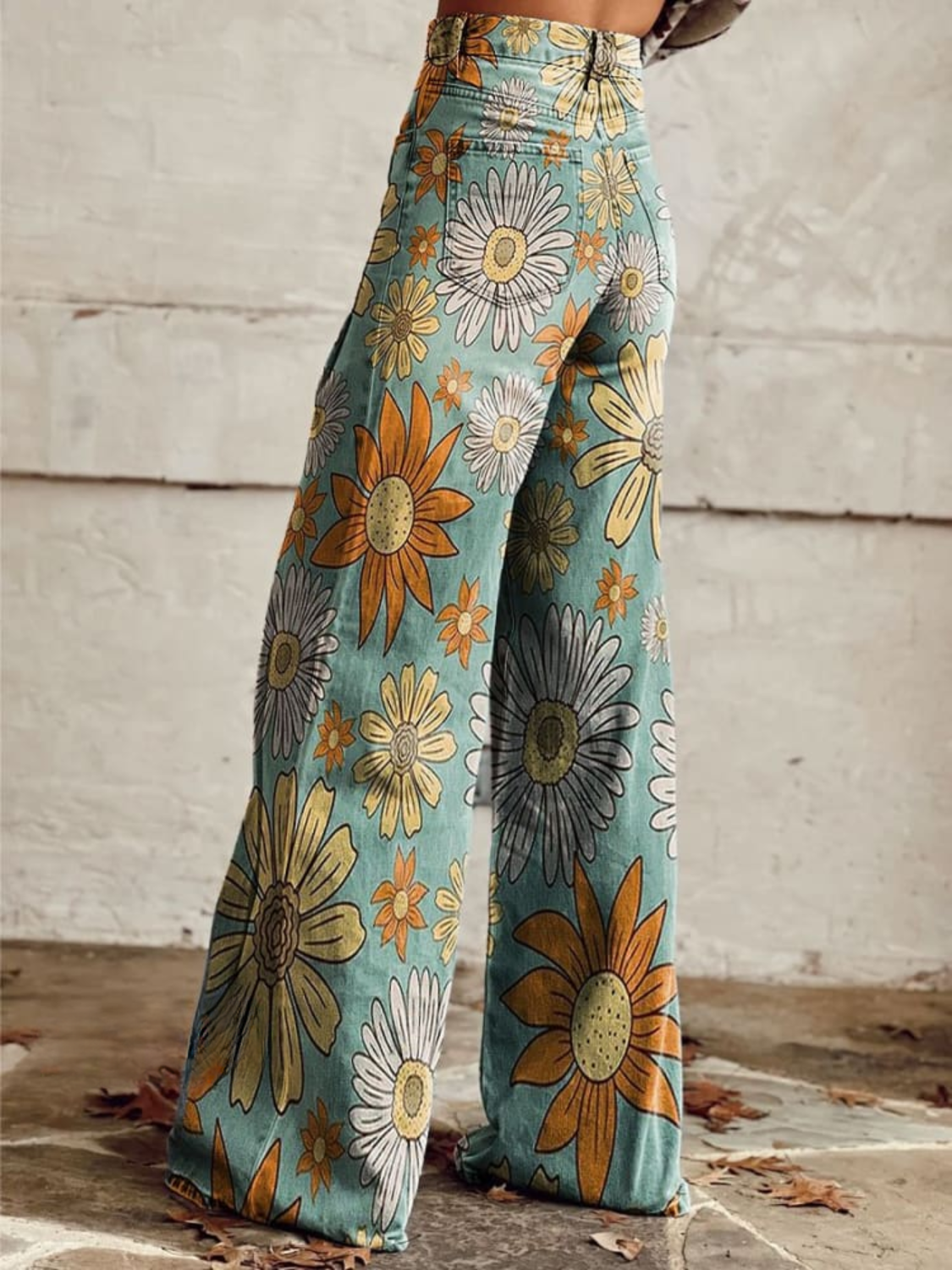 Cirilla - Pantalones Palazzo Florales