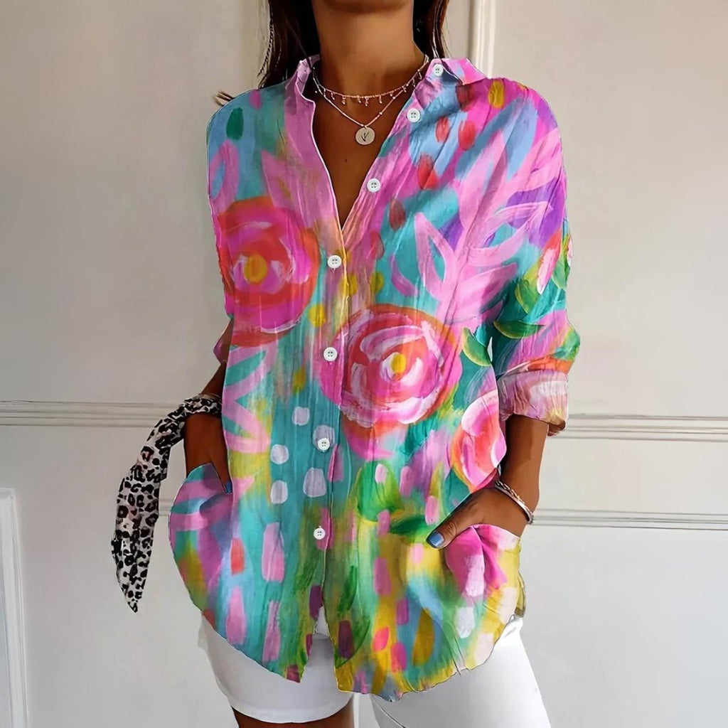 Magnolia | Blusa con Estampado Colorido