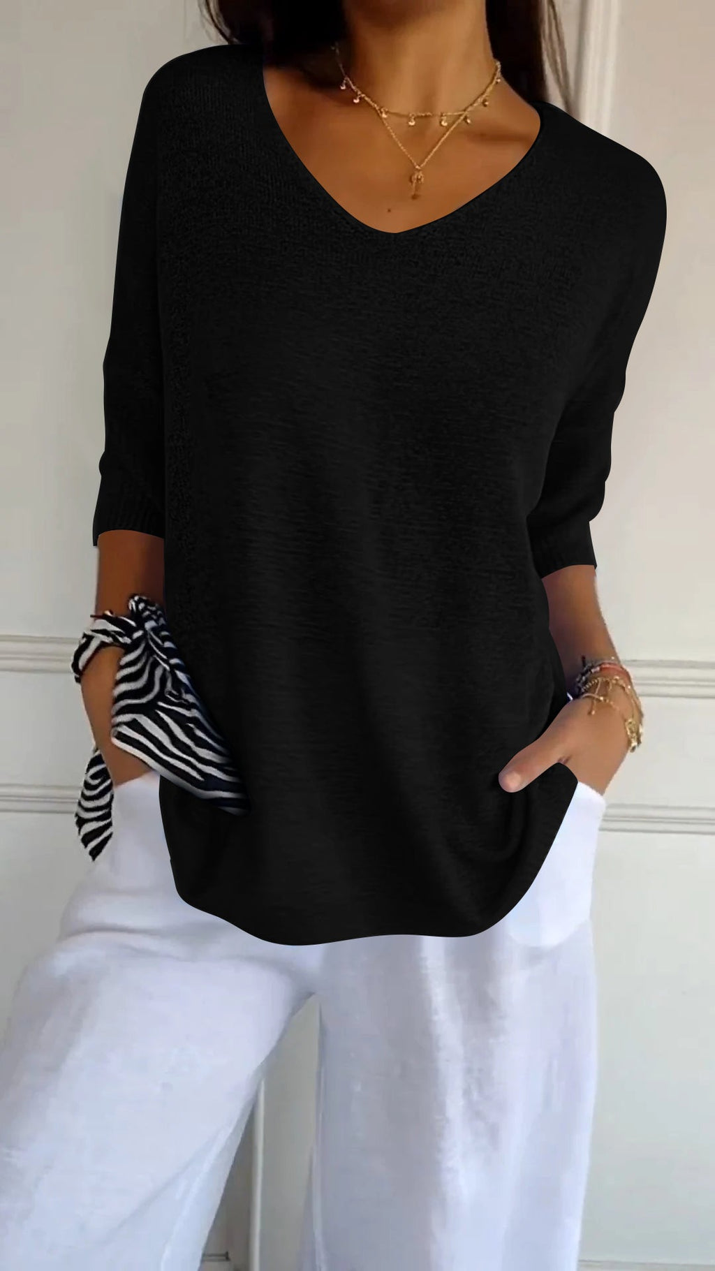 Tonantzin | Top Atempotal con Cuello en V