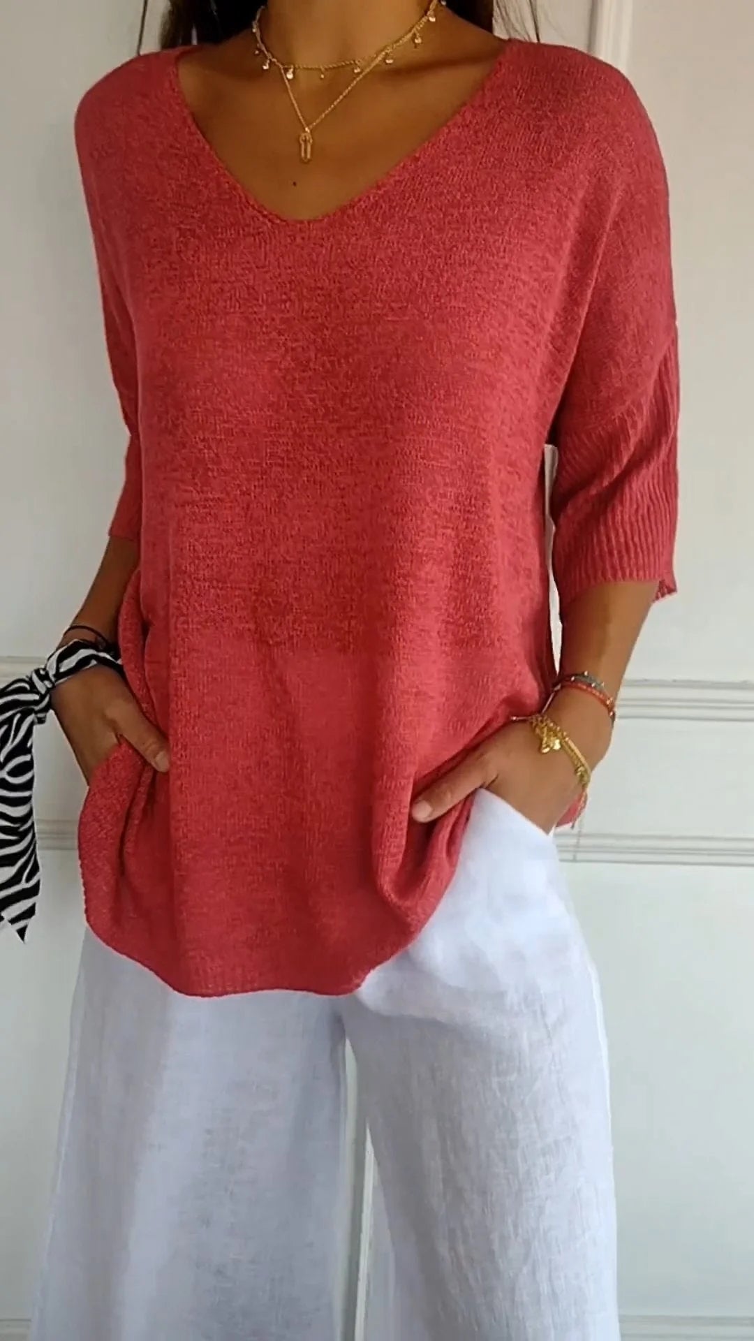 Tonantzin | Top Atempotal con Cuello en V