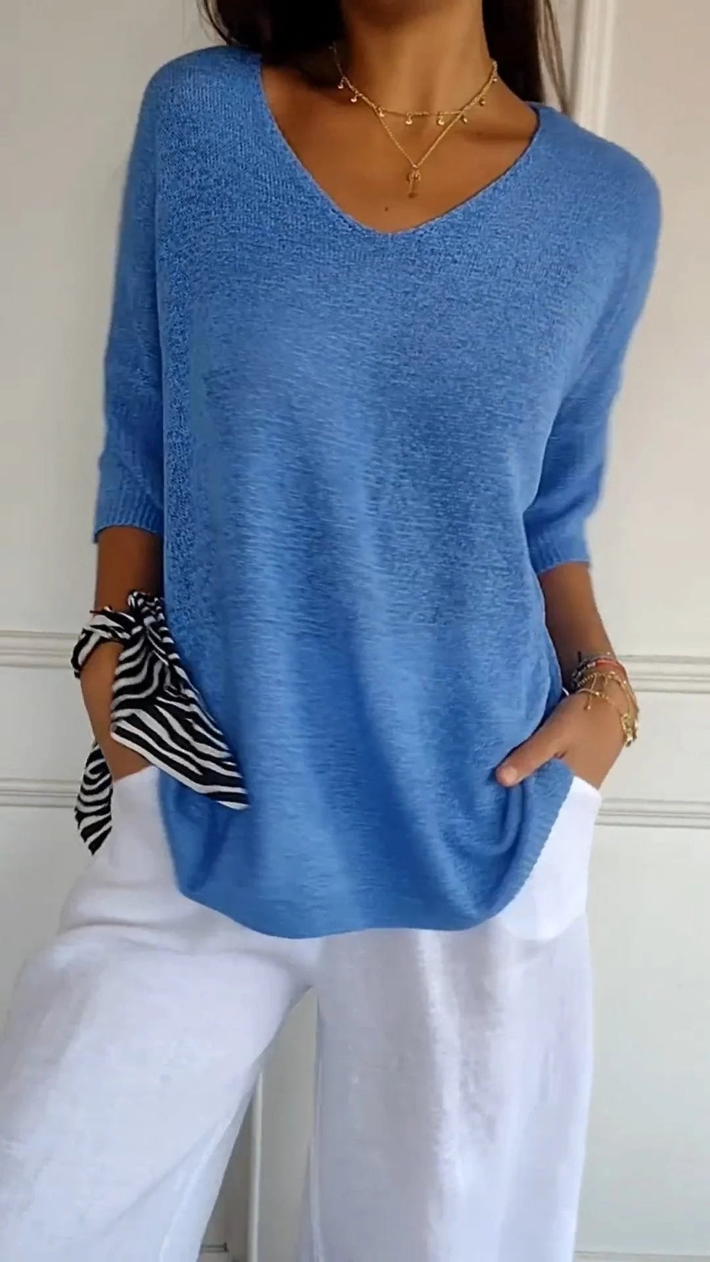 Tonantzin | Top Atempotal con Cuello en V