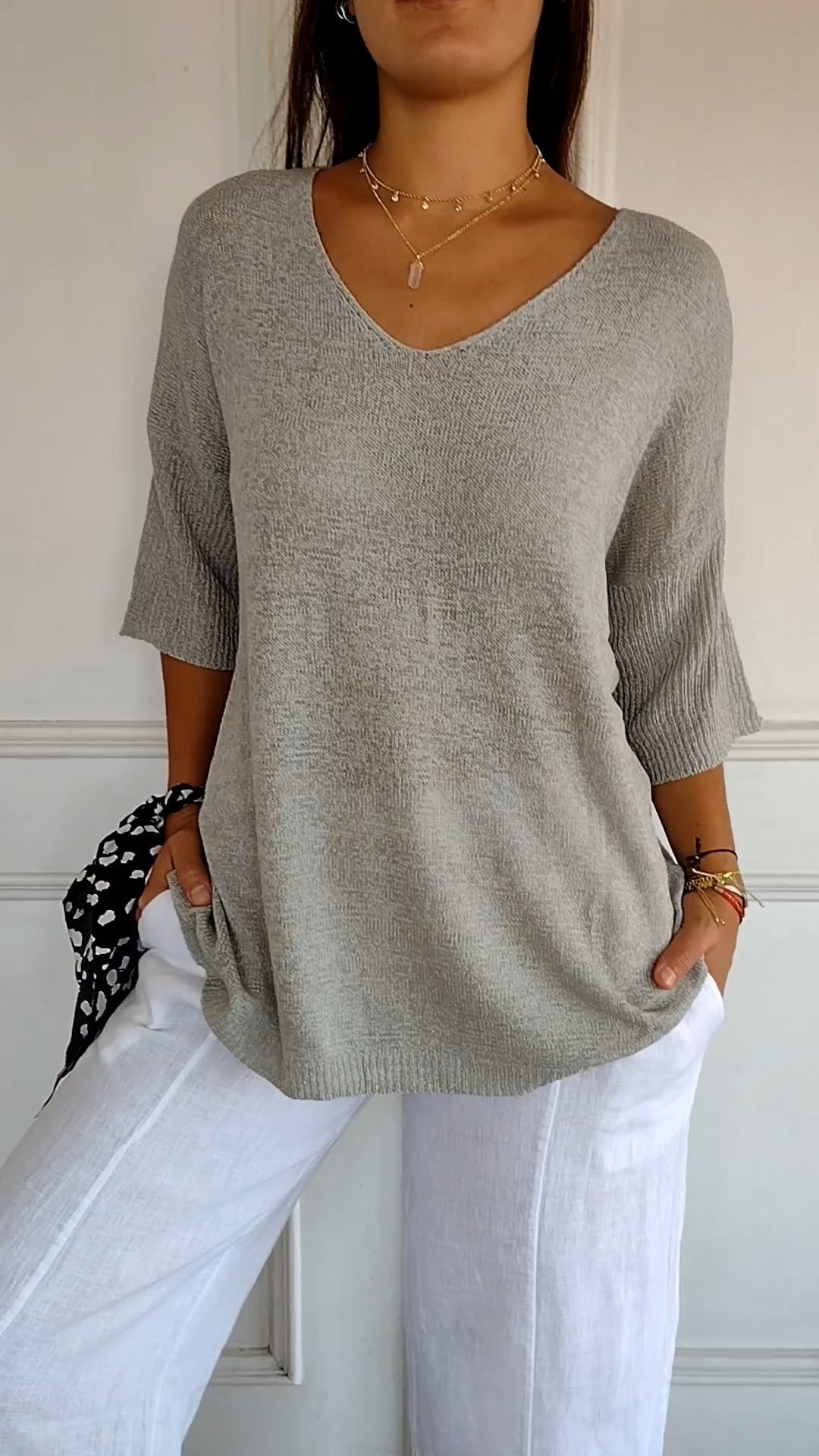 Tonantzin | Top Atempotal con Cuello en V