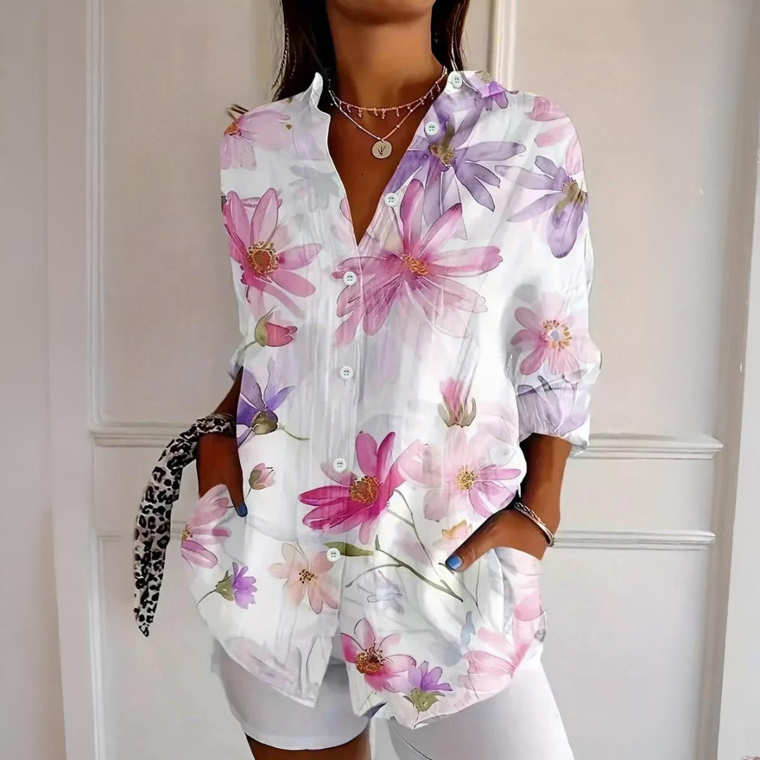 Magnolia | Blusa con Estampado Colorido