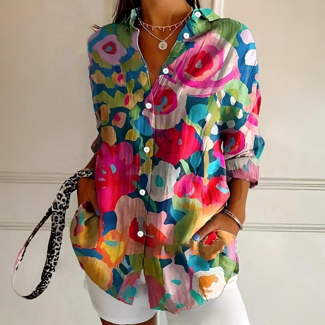 Magnolia | Blusa con Estampado Colorido