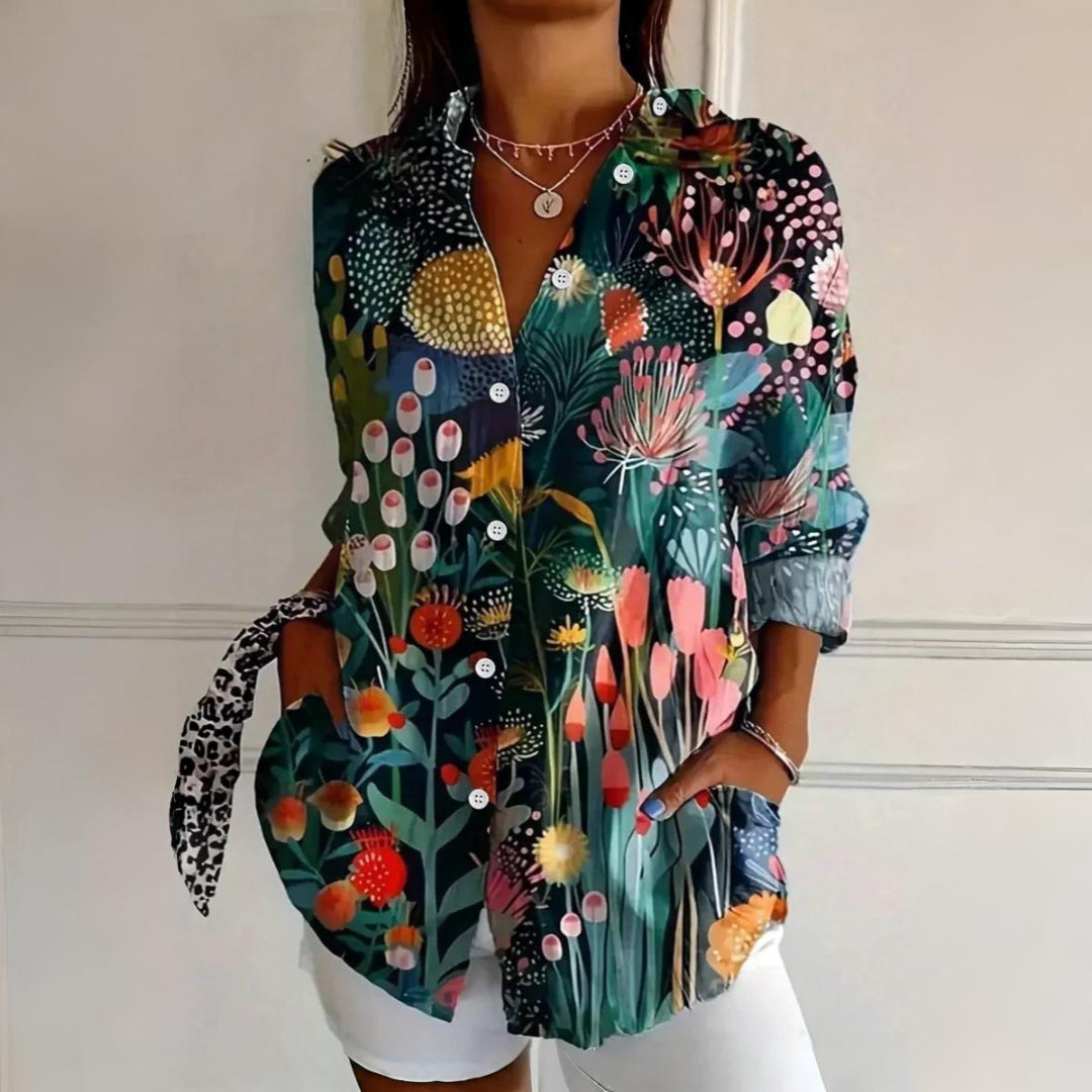 Magnolia | Blusa con Estampado Colorido
