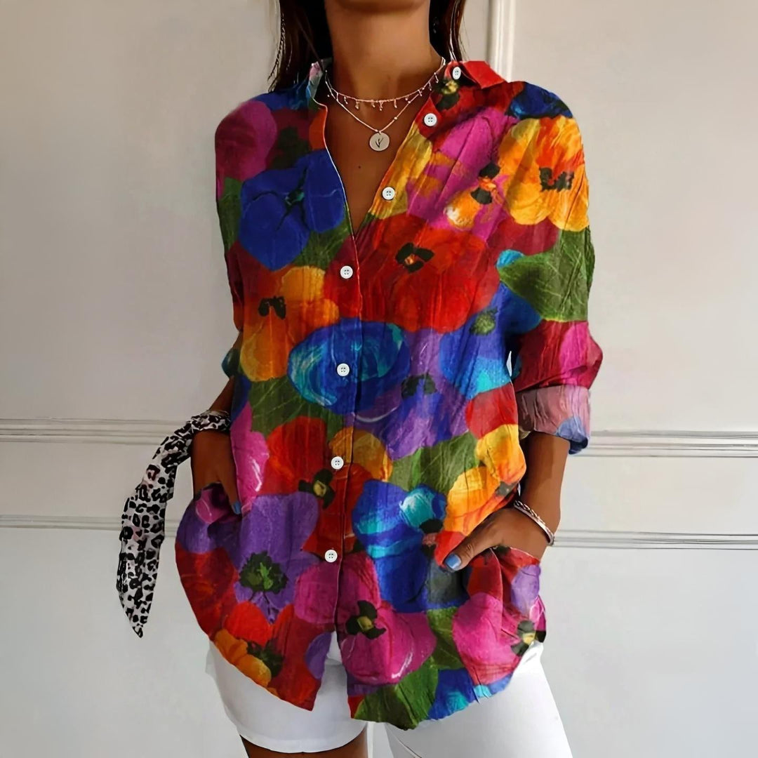 Magnolia | Blusa con Estampado Colorido