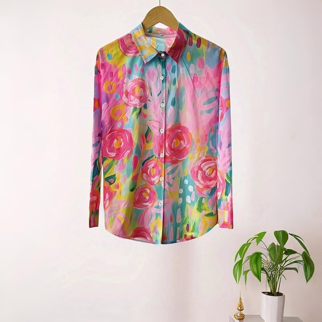 Magnolia | Blusa con Estampado Colorido