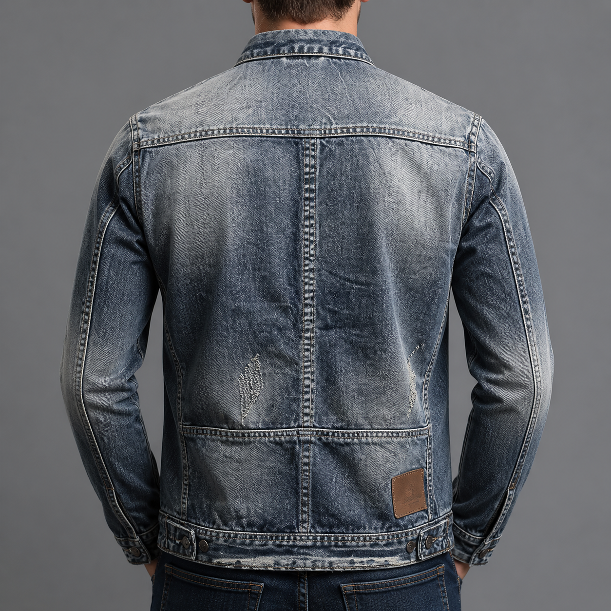 VICTOR | CHAMARRA DENIM ESTILO URBANA
