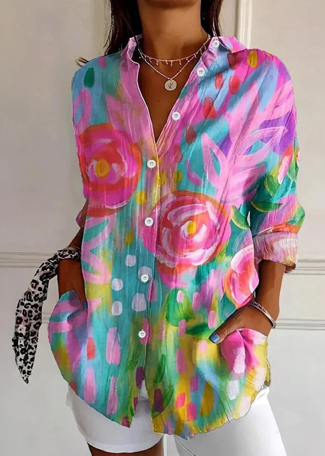 Magnolia | Blusa con Estampado Colorido