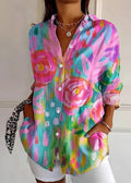 Magnolia | Blusa con Estampado Colorido