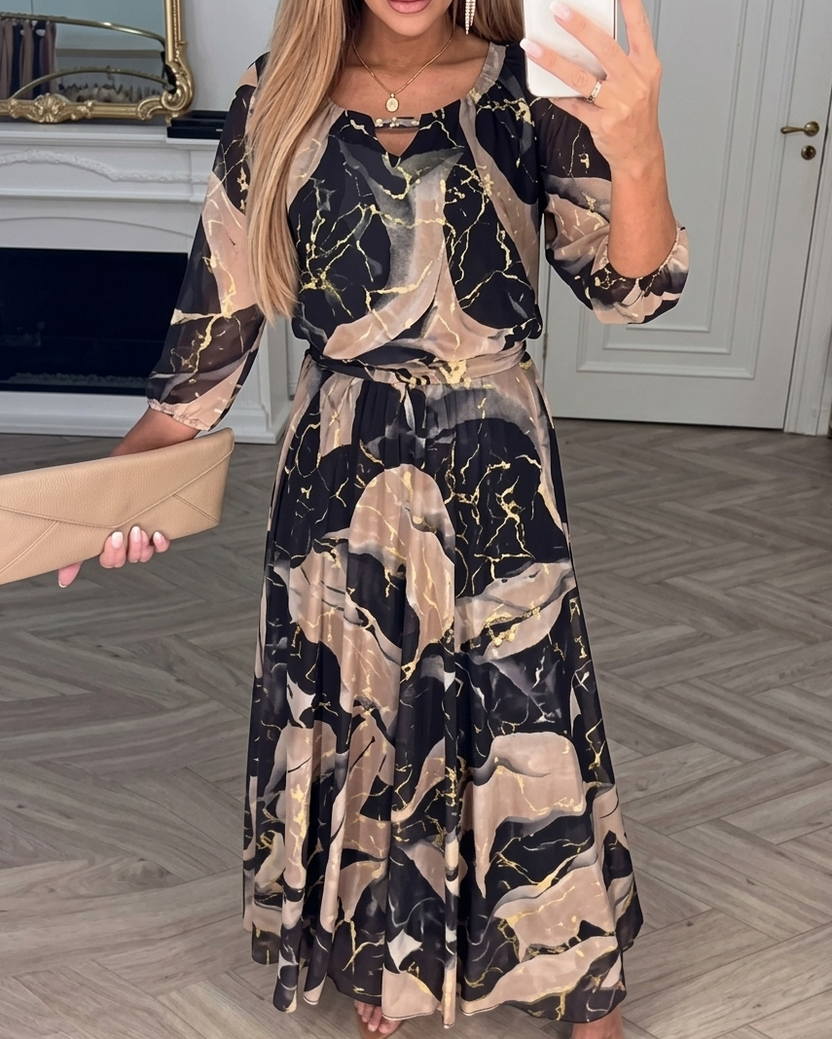 TANIA | VESTIDO DE GASA ELEGANTE