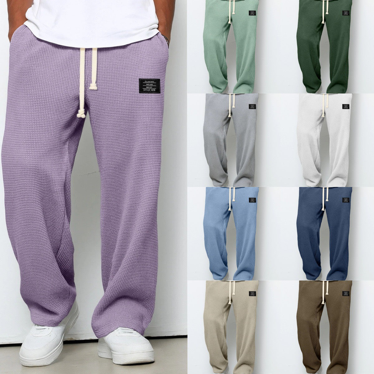 Atelier™ | Pantalones de hombre de corte cómodo algodón