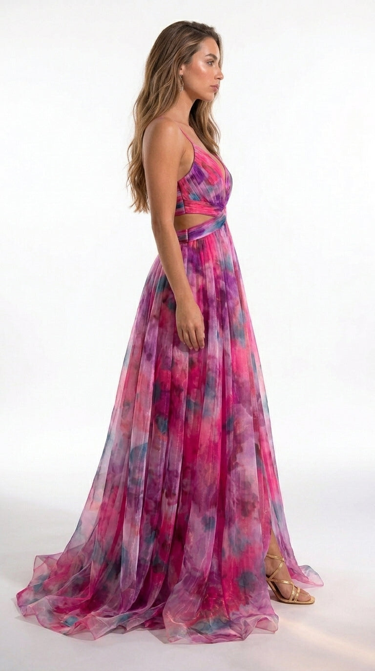 JOANA | VESTIDO ENCANTADOR CON ESTAMPADO FLORAL