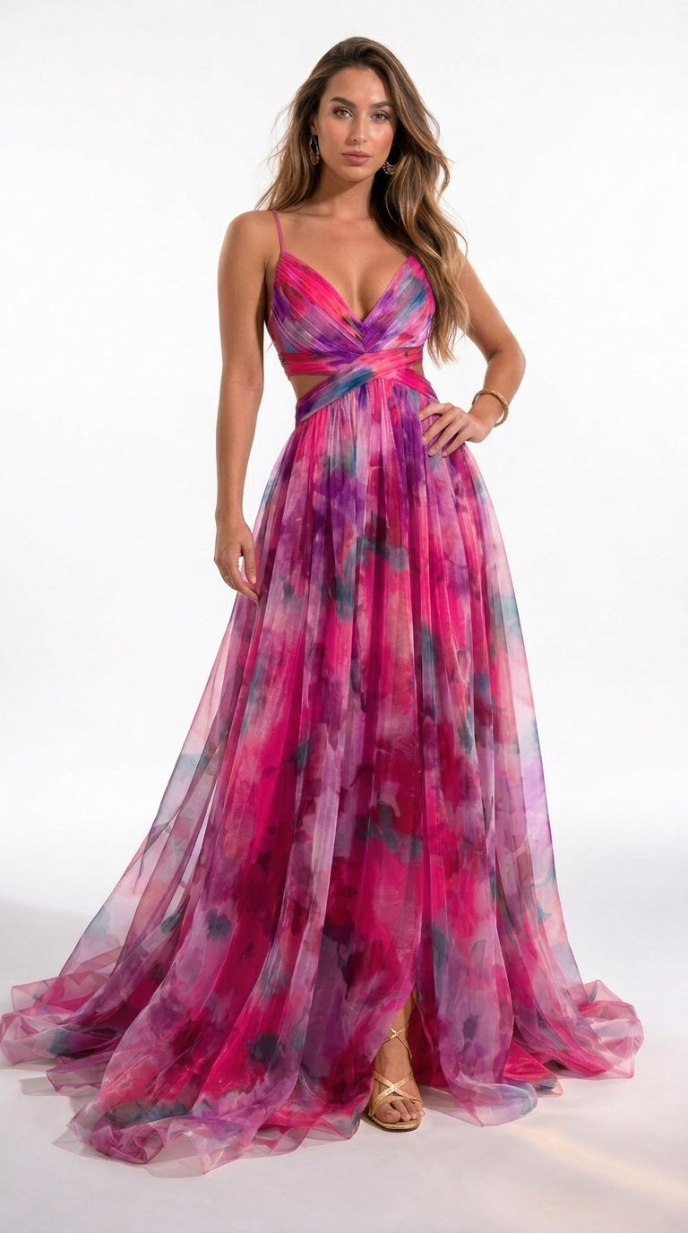 JOANA | VESTIDO ENCANTADOR CON ESTAMPADO FLORAL