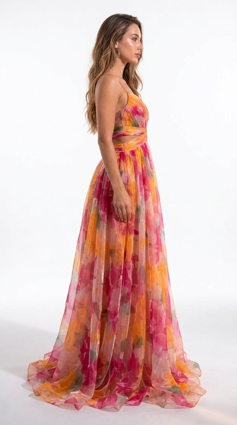 JOANA | VESTIDO ENCANTADOR CON ESTAMPADO FLORAL