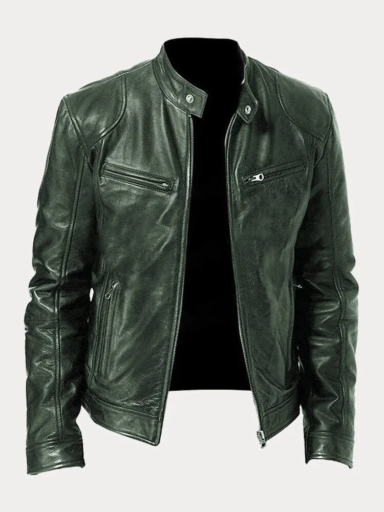 LEON | CHAMARRA DE CUERO URBANA