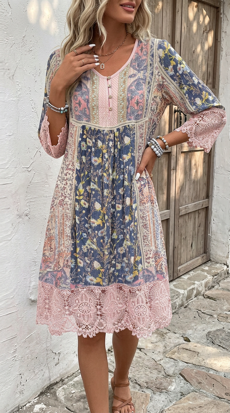 Naya | Vestido Bohemio de Lujo