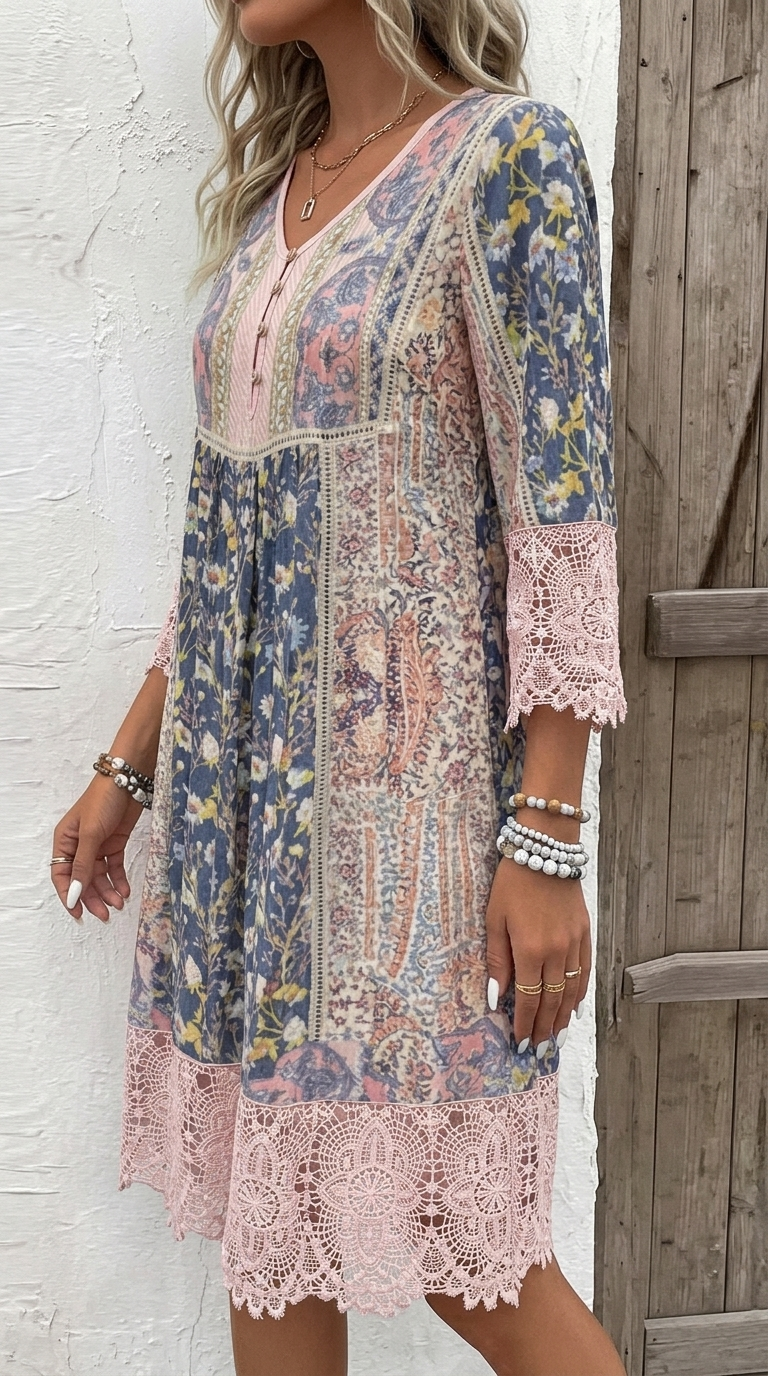 Naya | Vestido Bohemio de Lujo
