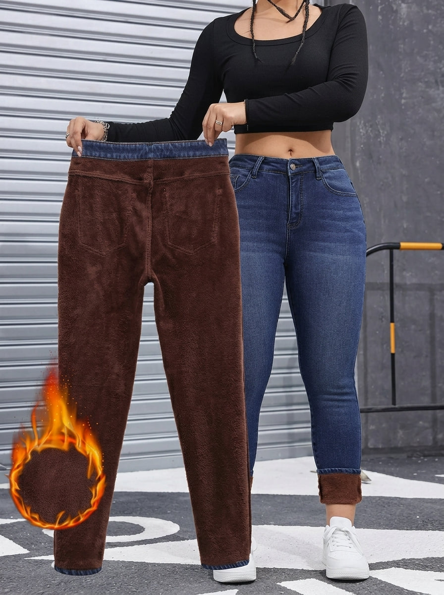 Aurora | Jeans Térmicos Afelpados