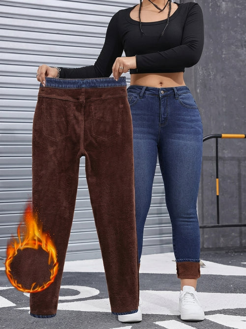 Aurora | Jeans Térmicos Afelpados