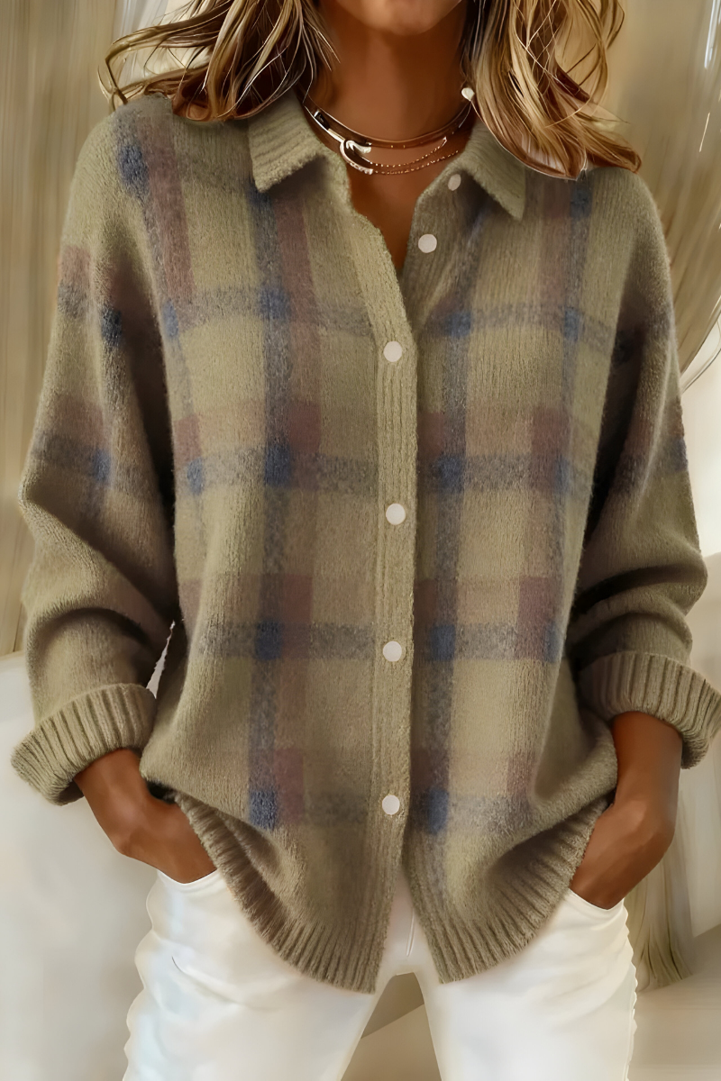 CARDIGAN DE BOTONES EN TELA SUAVE