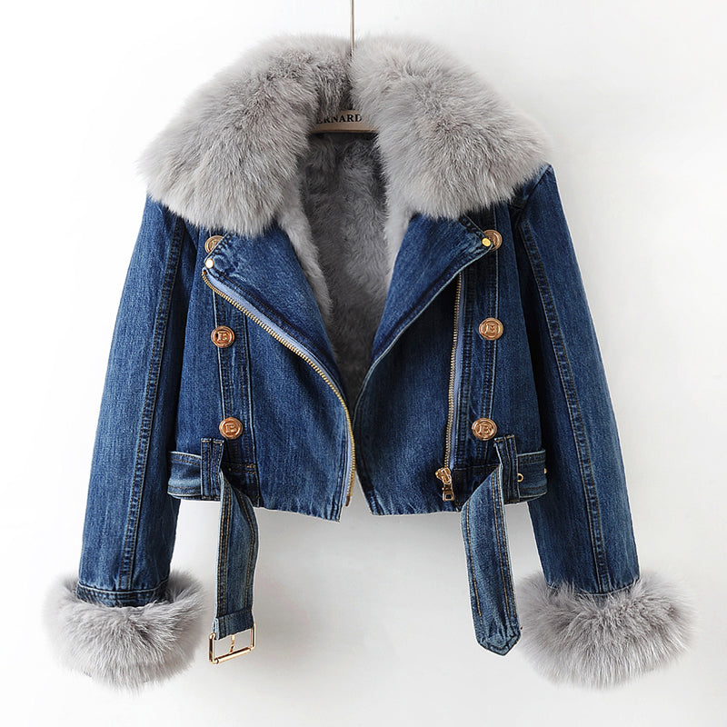 MARGO | CHAQUETA CON CUELLO DE PELUSA
