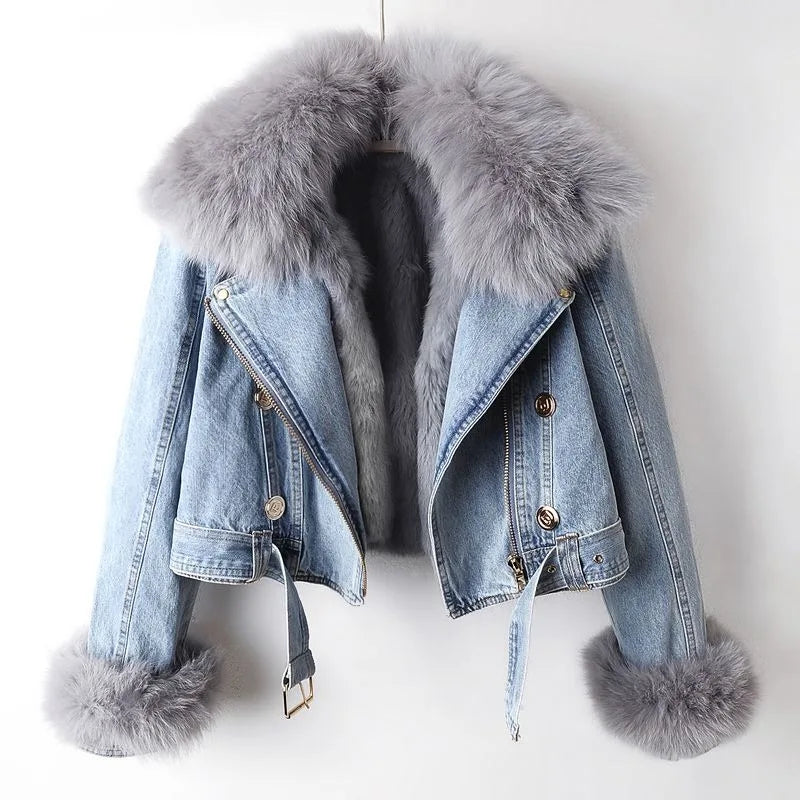 MARGO | CHAQUETA CON CUELLO DE PELUSA