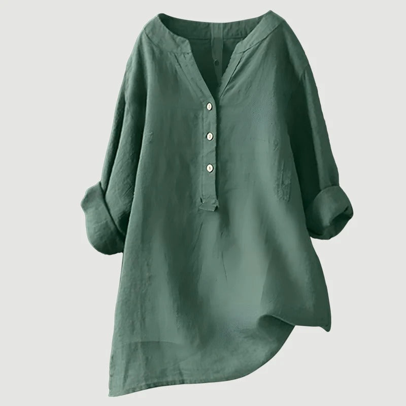 EMMA | BLUSA MANGA LARGA  ELEGANTE PARA MUJER