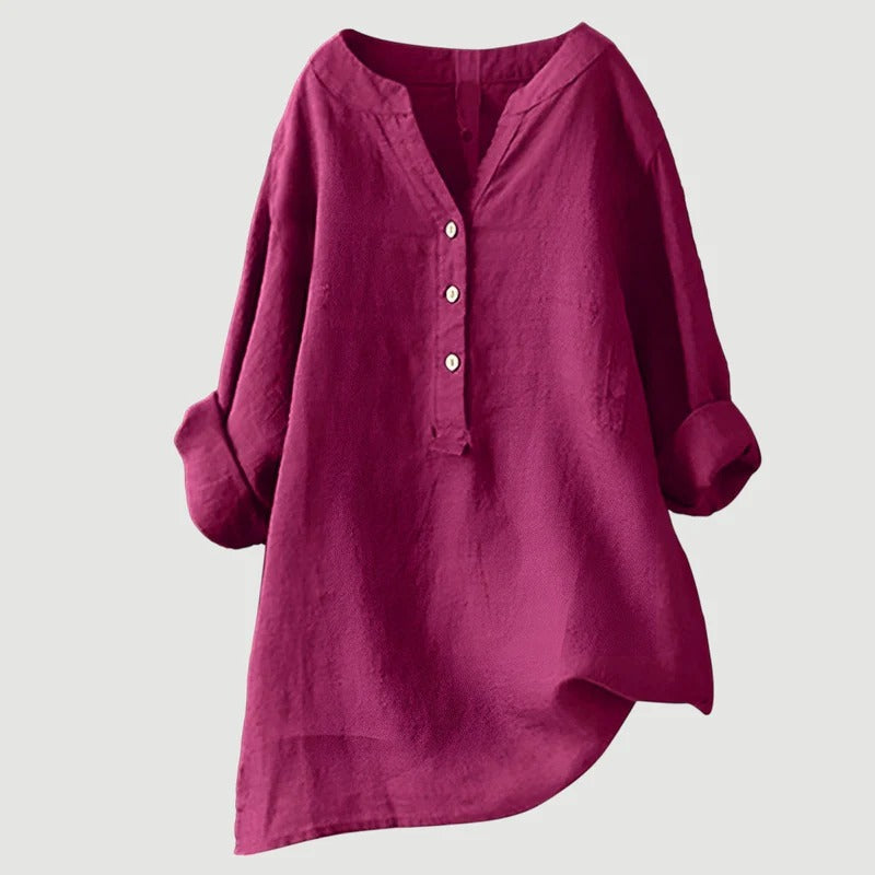 EMMA | BLUSA MANGA LARGA  ELEGANTE PARA MUJER