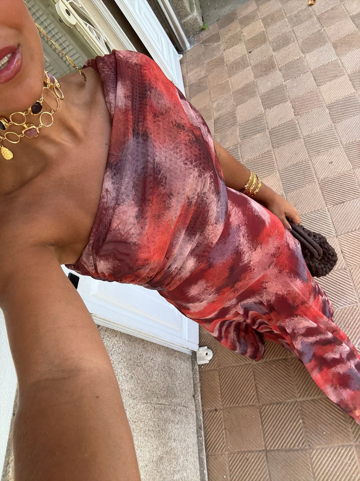 YASMIN  |  VESTIDO TOLEDO EN ROJO
