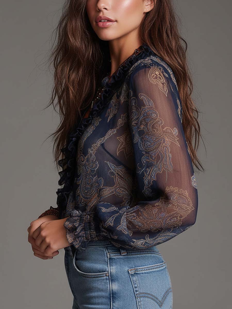 BLUSA DE BOTONES AMBIENTAL