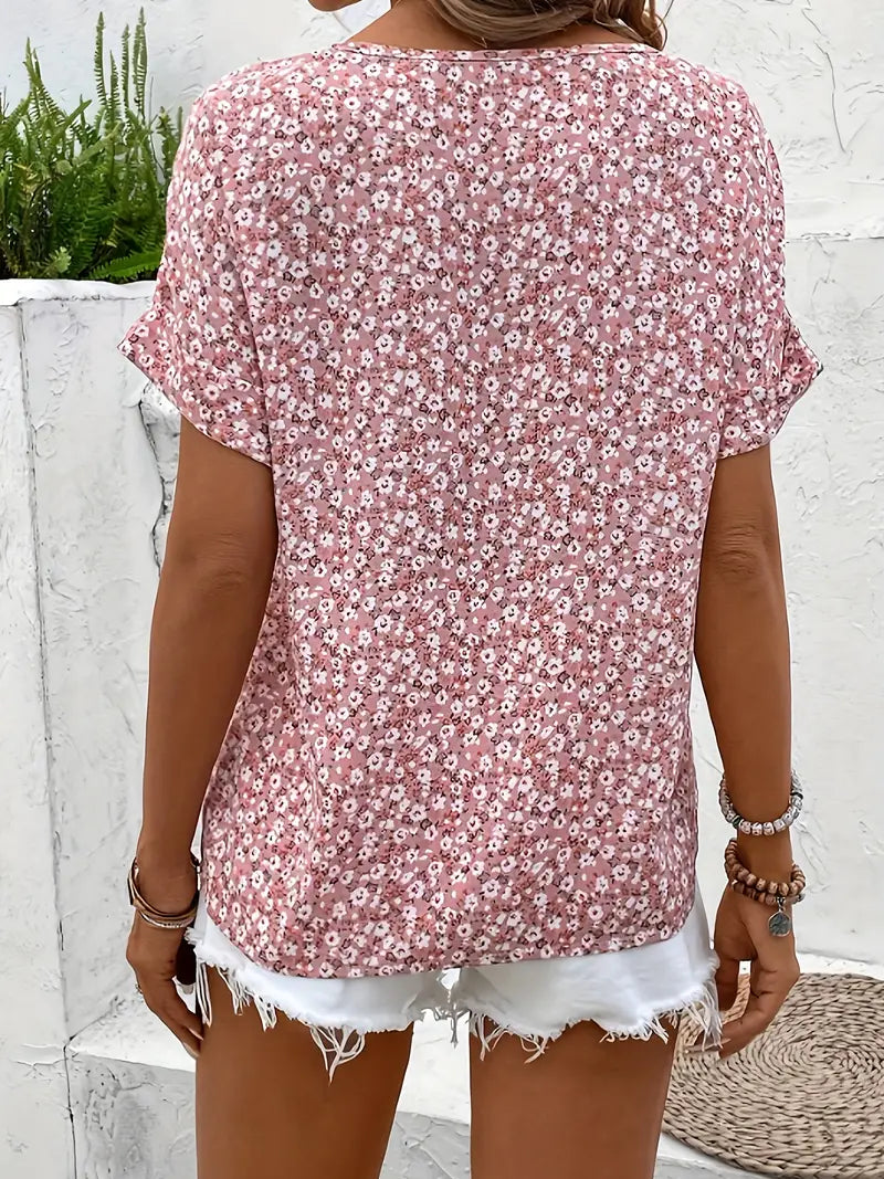 Jennifer | Blusa Floral con Botones