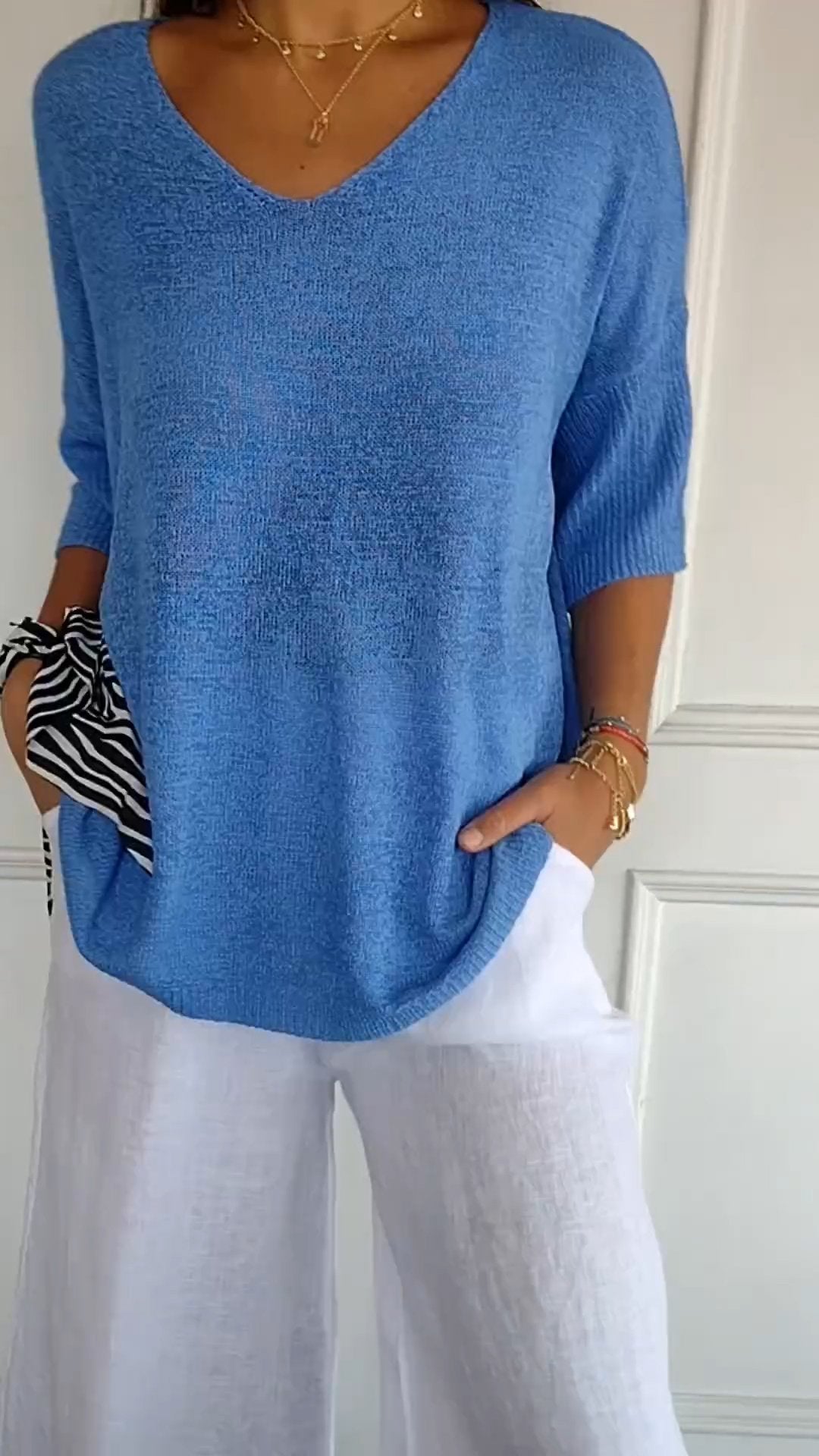 Tonantzin | Top Atempotal con Cuello en V