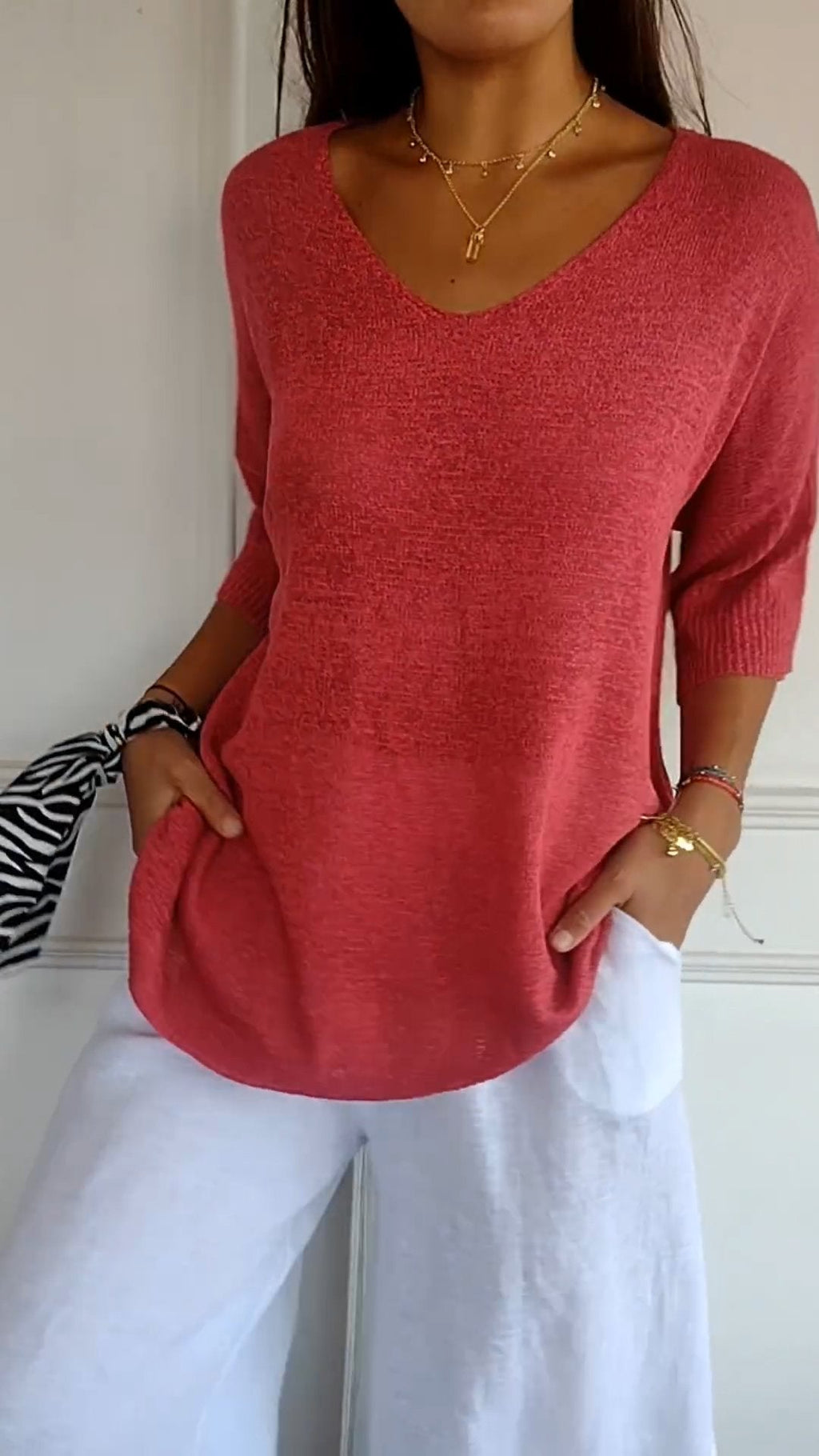 Tonantzin | Top Atempotal con Cuello en V