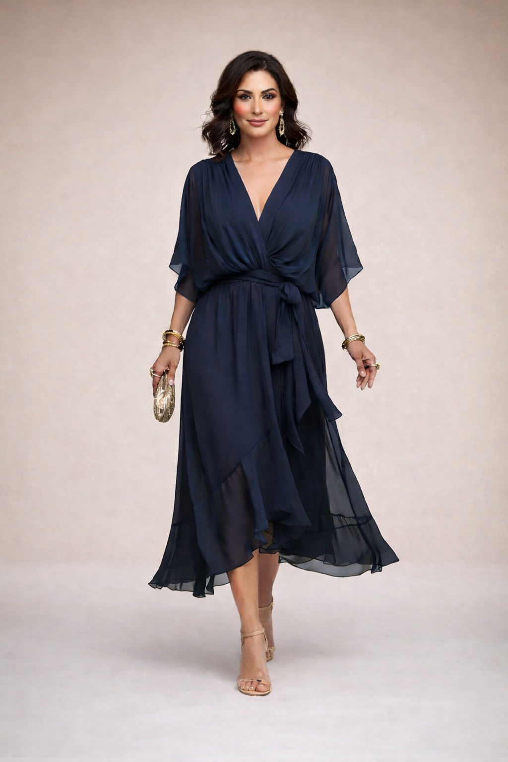 CARMEN | VESTIDO ELEGANTE CON ESCOTE EN V
