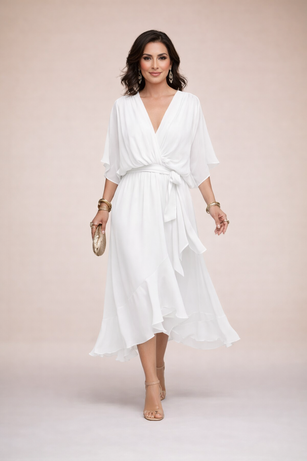 CARMEN | VESTIDO ELEGANTE CON ESCOTE EN V