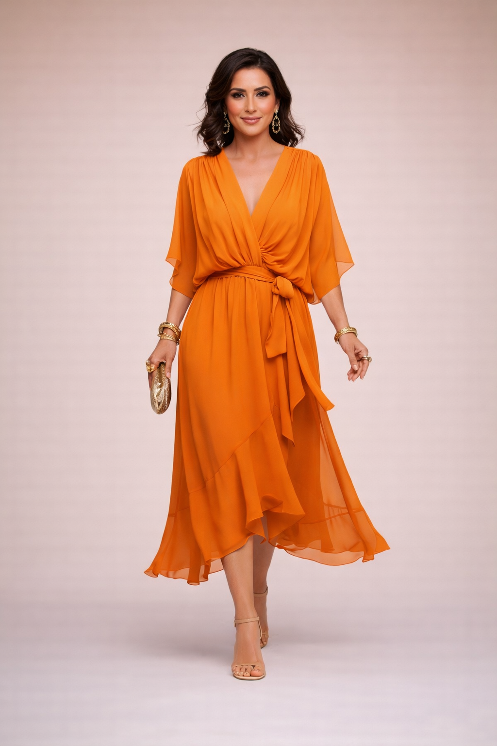 CARMEN | VESTIDO ELEGANTE CON ESCOTE EN V