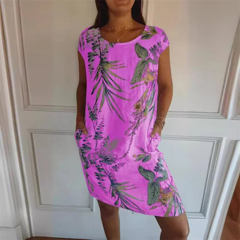 Yanira | Vestido con Detalles Florales