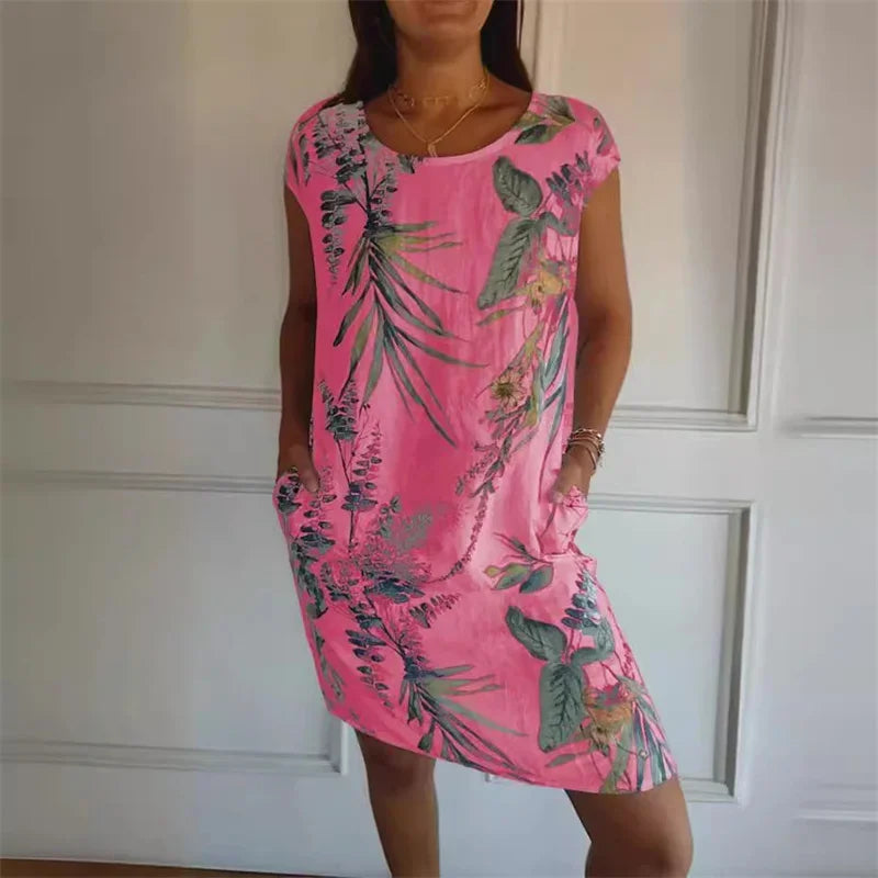 Yanira | Vestido con Detalles Florales