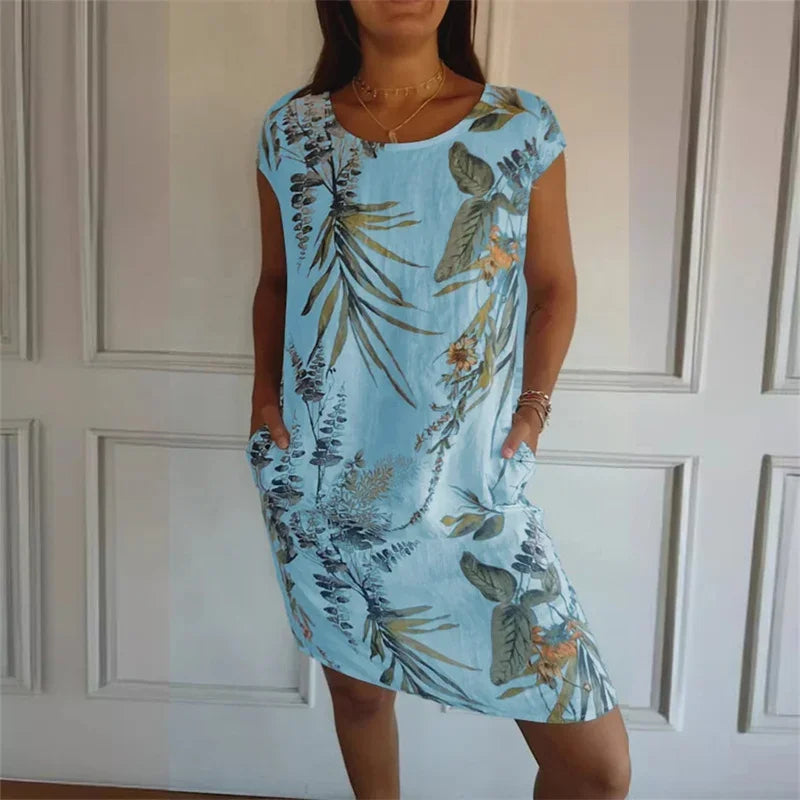 Yanira | Vestido con Detalles Florales