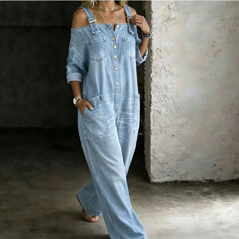 Conjunto de Mezclilla con Bolsillos