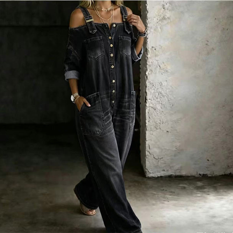 Conjunto de Mezclilla con Bolsillos